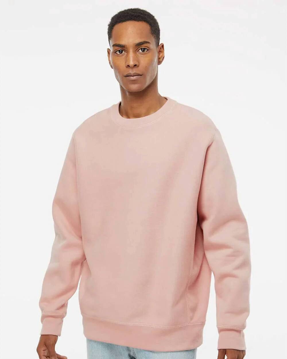 NEW INDEPENDENT TRADING COMPANY heavyweight cross-grain crewneck sweatshirt in d